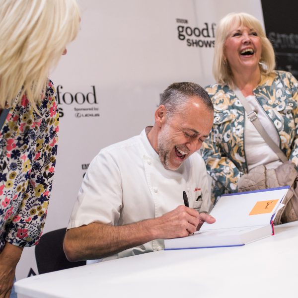 Michel Roux Book Signing BBC Good Food Show Summer 2022